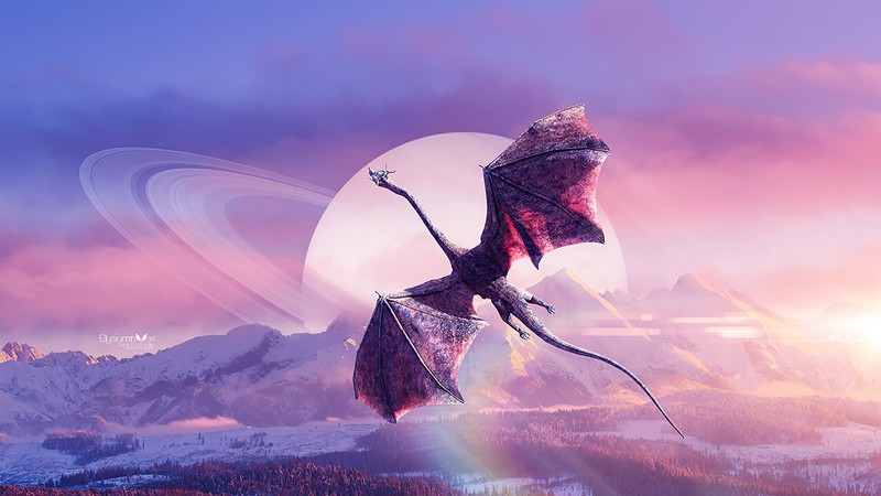 dragon, artist, artwork, digital art, hd, 4k, artstation