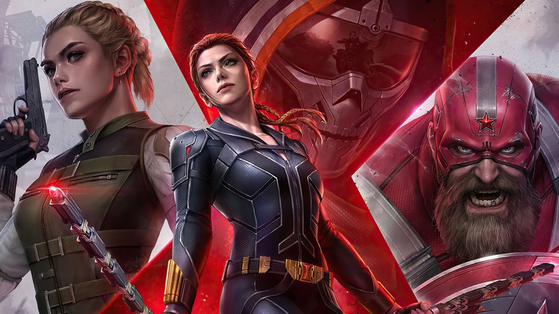 marvel future fight, games, black widow, superheroes, hd, 4k