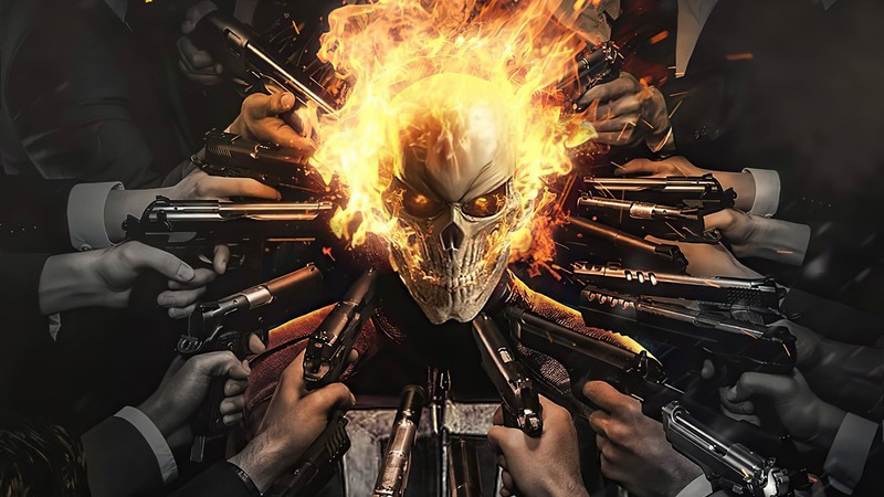 ghost rider, superheroes, artwork, artist, hd, 4k