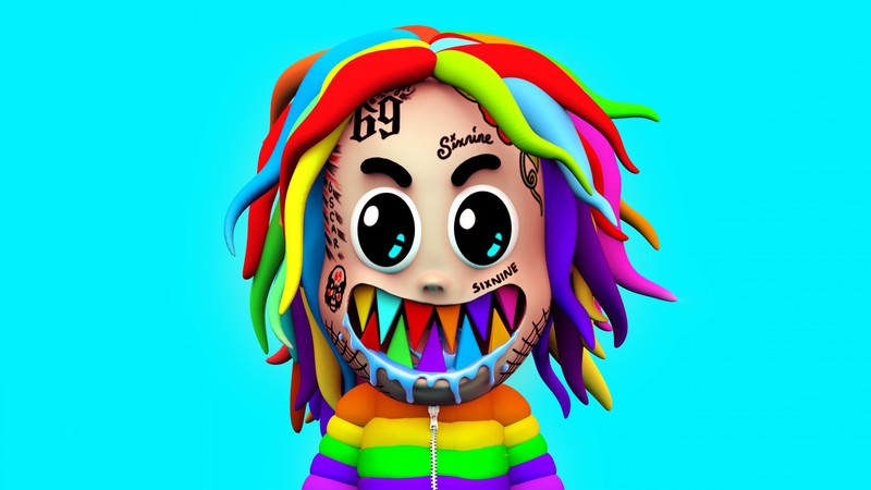 6ix9ine, music, rapper, hip hop, artist, artwork, hd, 4k