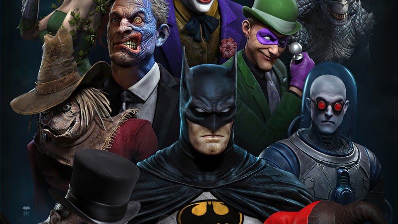 batman, joker, harley quinn, superheroes, hd, 4k, artist, artwork, digital art, artstation