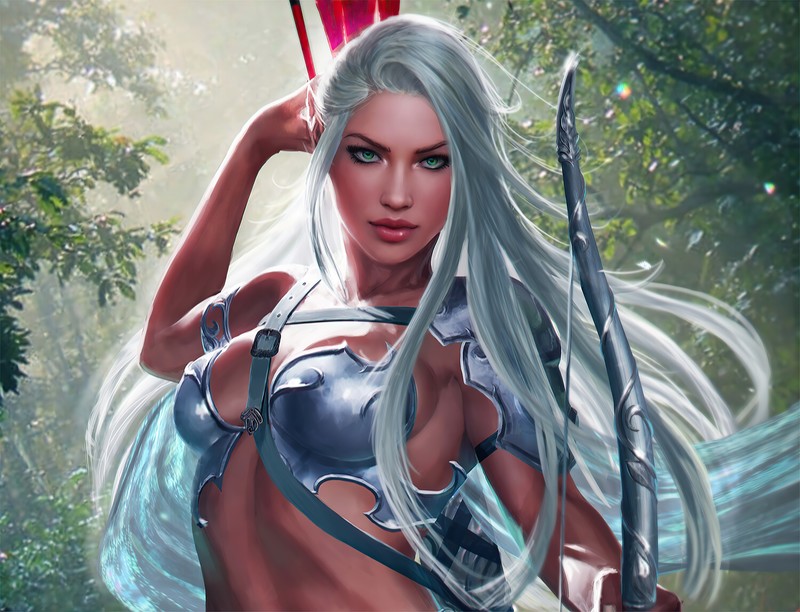 warrior, artist, artwork, digital art, hd, 4k, artstation
