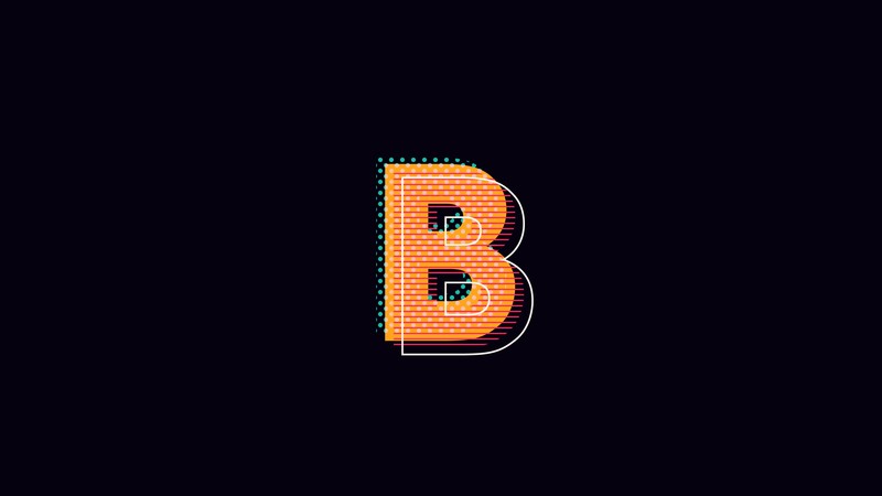 logo, hd, 4k, alphabet, dark, black