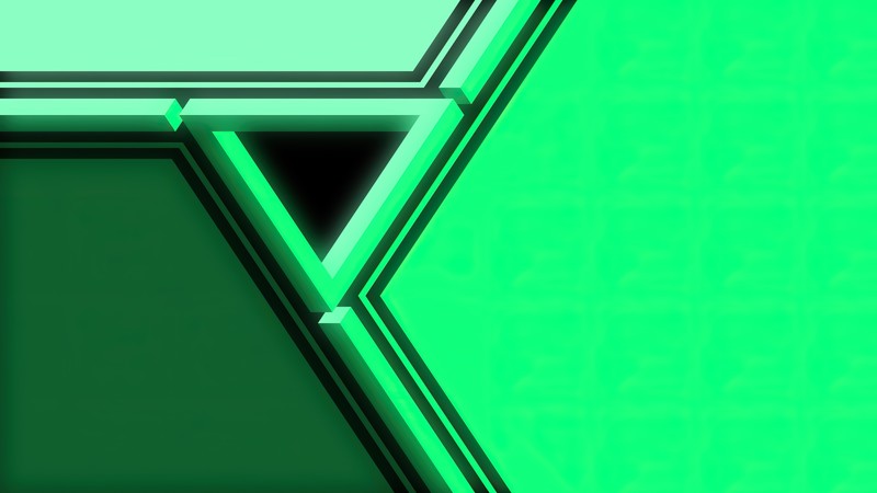 triangle, abstract, hd, 4k, green