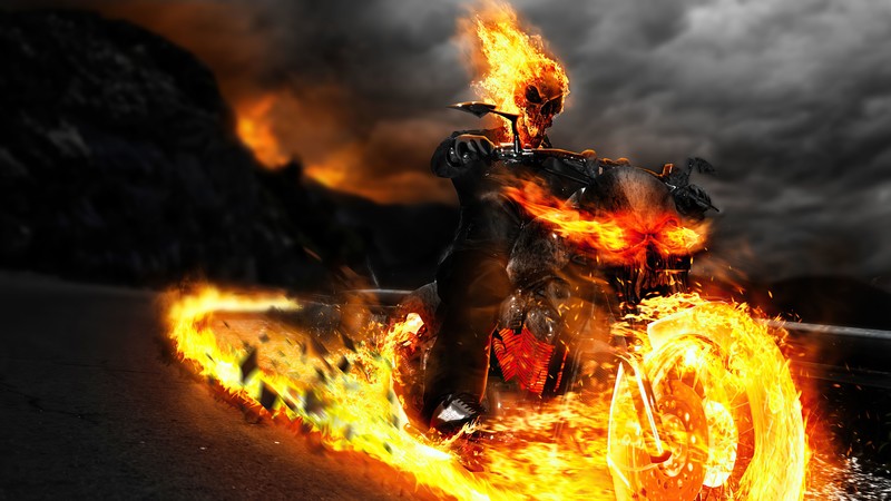 ghost rider, superheroes, artwork, artist, hd, 4k, artstation