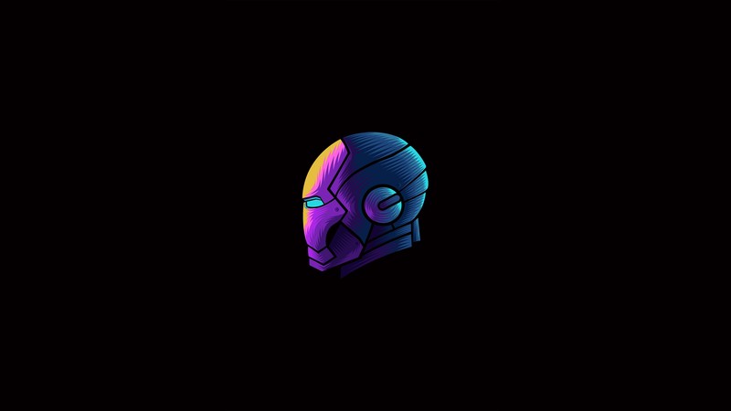iron man, superheroes, artwork, artist, hd, 4k, minimalism, behance