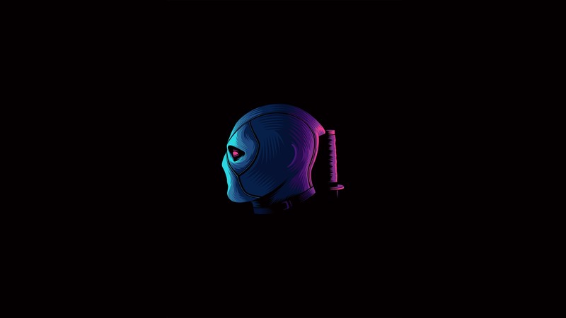 deadpool, minimalism, superheroes, artwork, artist, hd, 4k