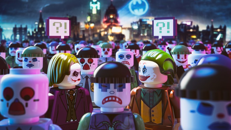 joker, superheroes, artwork, hd, 4k, artstation, lego
