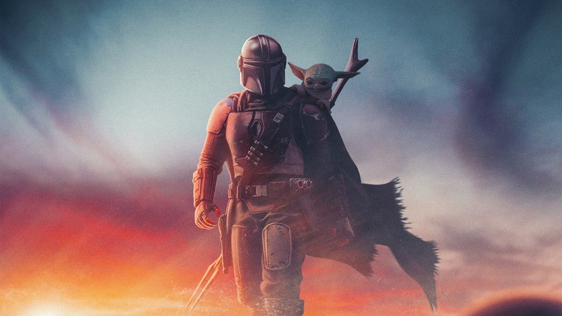 the mandalorian, tv shows, hd, star wars, 4k, baby yoda, behance