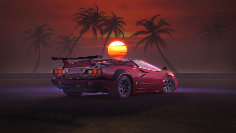 lamborghini countach, lamborghini, cars, hd, 4k, concept cars, artstation