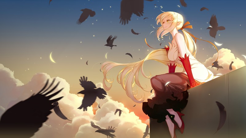 anime girl, anime, artist, artwork, digital art, hd, 4k