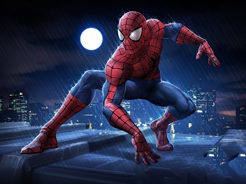 marvel contest of champions, games, hd, marvel, 4k, spiderman