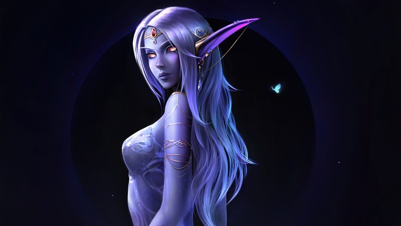 elf, fantasy girls, artist, artwork, digital art, hd, 4k