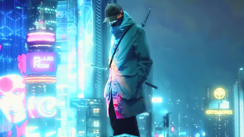 cyberpunk, neon, artist, artwork, digital art, hd, 4k, artstation