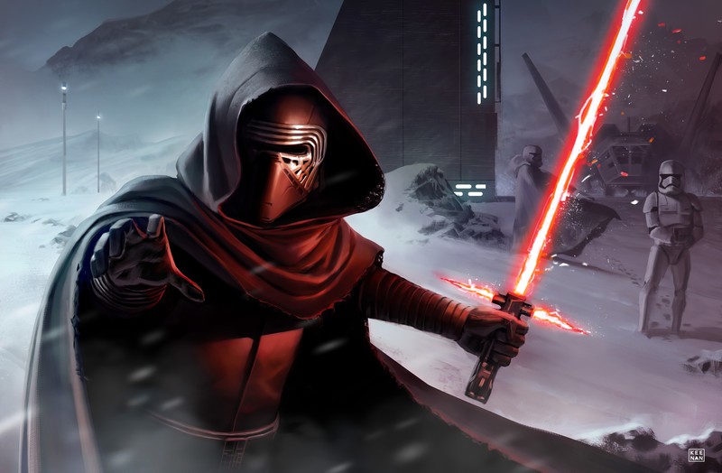 kylo ren, star wars, artist, artwork, hd, 4k, artstation