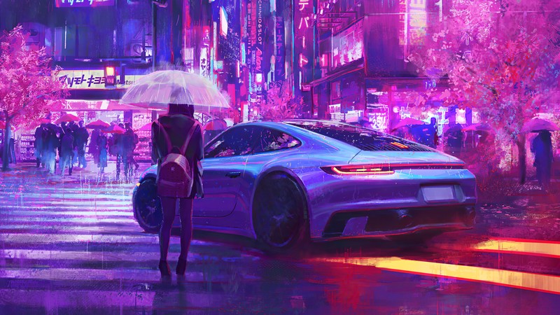 artist, artwork, hd, 4k, artstation, neon, synthwave