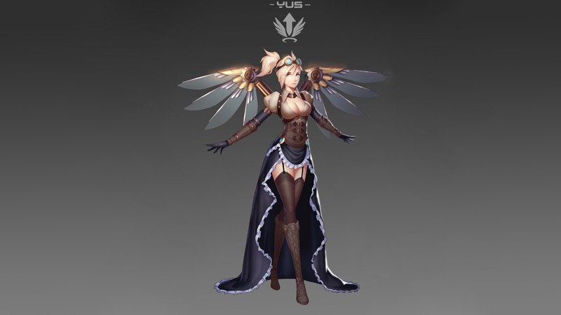 mercy overwatch, overwatch, games, hd, 4k, 5k
