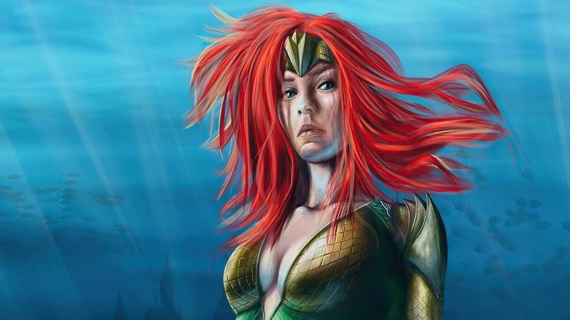 mera, superheroes, artist, artwork, digital art, hd, 4k, artstation