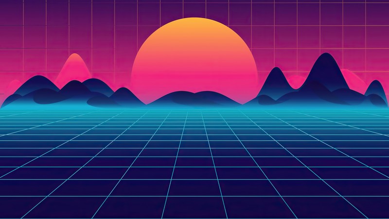 Synthwave, Retrowave, Artist, Artwork, Digital Art, Hd, 4k Hd Wallpaper