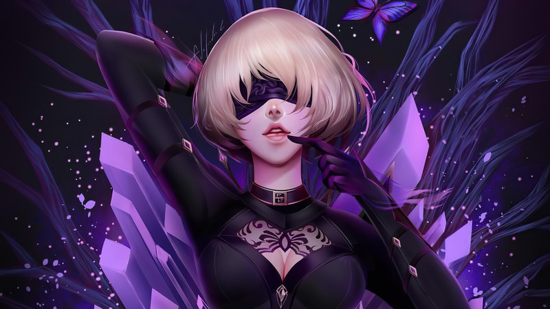 nier automata, games, hd, artist, artwork, digital art, deviantart, 4k
