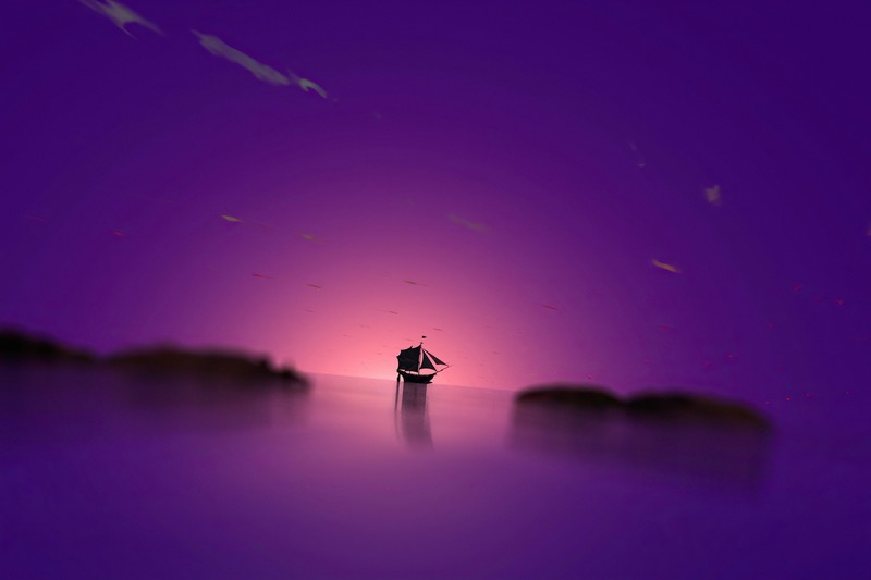 boat, artist, artwork, digital art, hd, 4k, deviantart