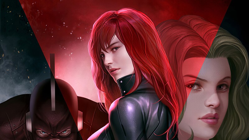 black, widow, superheroes, artwork, hd, 4k