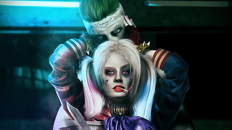 joker, harley quinn, superheroes, artwork, hd