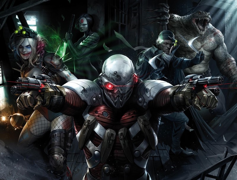 suicide squad, superheroes, artwork, hd