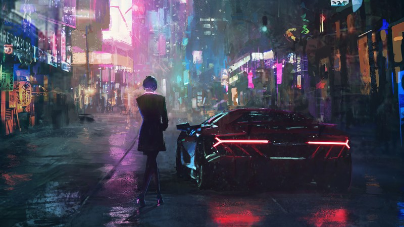 artist, artwork, cyberpunk, hd, 4k, artstation