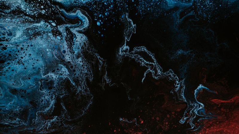 stains, bubbles, liquid, texture, abstraction, 4k