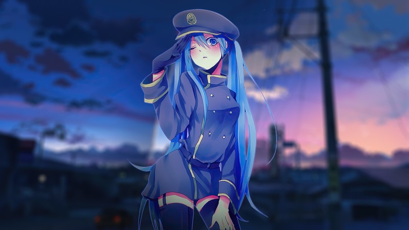 anime girl, anime, artist, artwork, digital art, hd, 4k