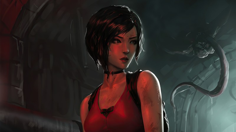 ada wong, resident evil 2, games, 2020 games, hd, 4k, artstation, artist, artwork, digital art