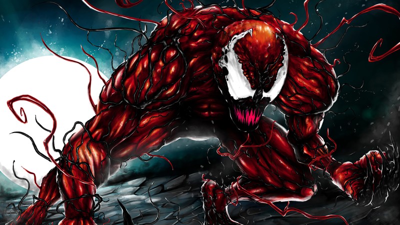 carnage, superheroes, artwork, hd, 4k, artstation