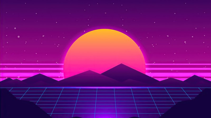 synthwave, retrowave, artist, artwork, digital art, hd, 4k