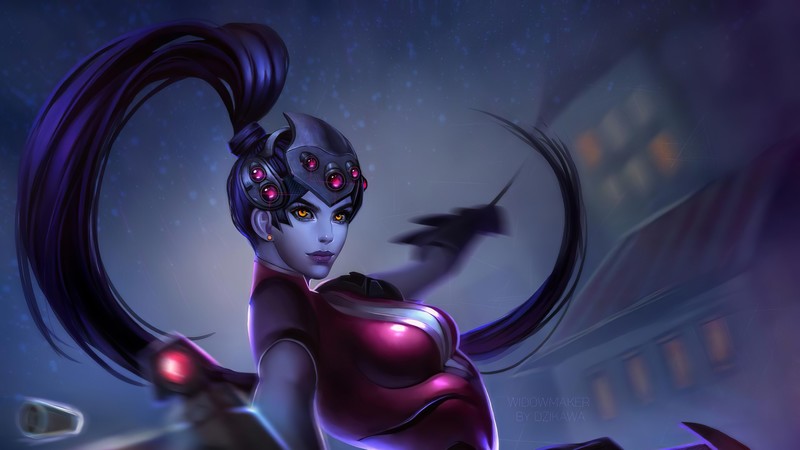 widowmaker, overwatch, games, hd, artist, artwork, digital art, 4k, deviantart