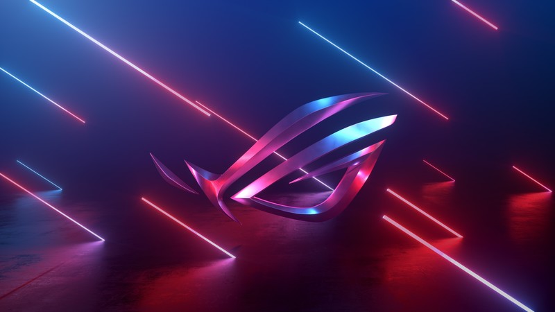 republic of gamers, asus, computer, games, hd, 4k, logo, abstract
