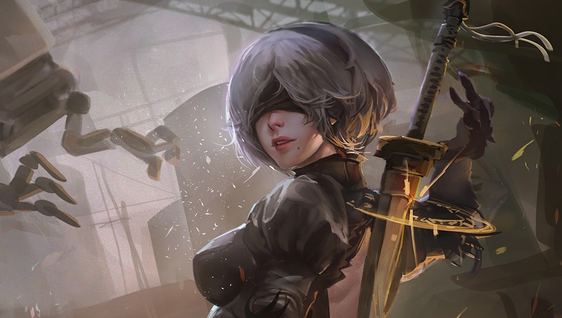 nier automata, 2020 games, games, hd, 4k, artstation