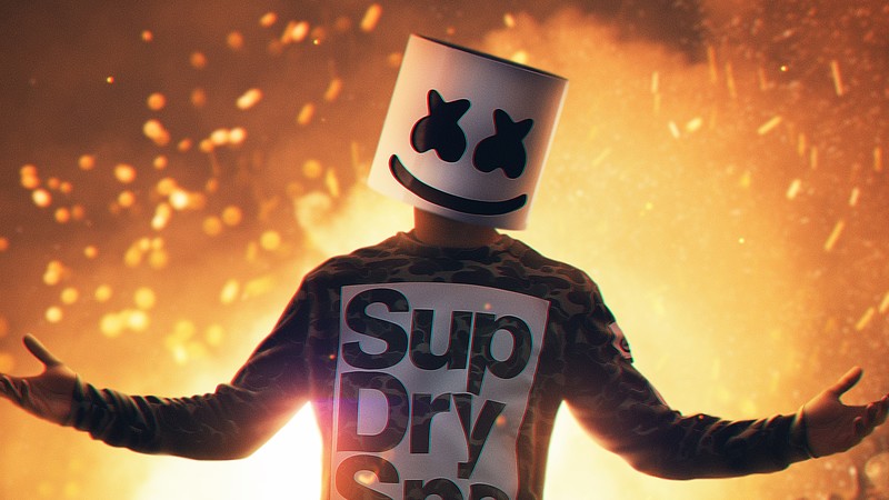 marshmello, dj, music, singer, hd, 4k