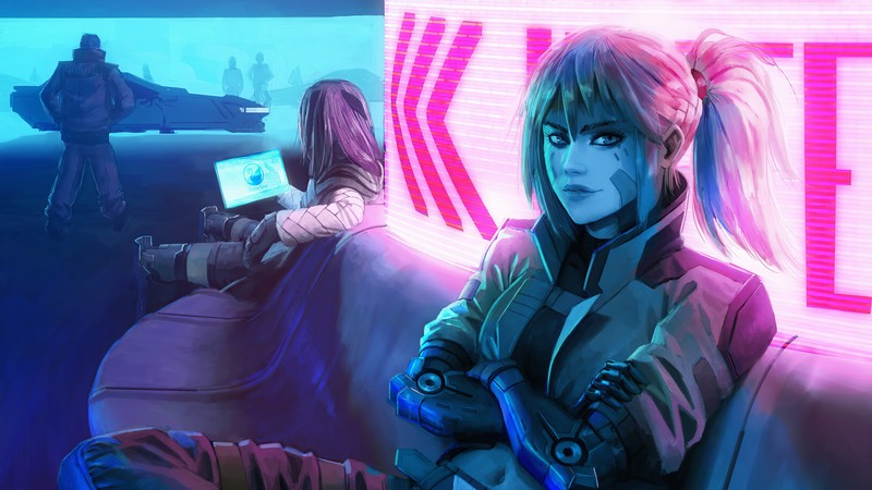 cyberpunk, artist, artwork, digital art, hd, 4k, artstation