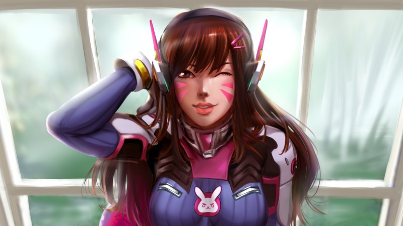 dva overwatch, games, artist, artwork, digital art, hd, 4k, deviantart