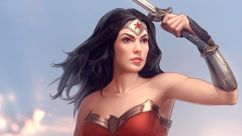 wonder woman, superheroes, artwork, artist, digital art, hd, 4k, artstation