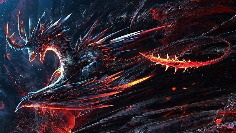 dragon, artist, artwork, digital art, hd, 4k