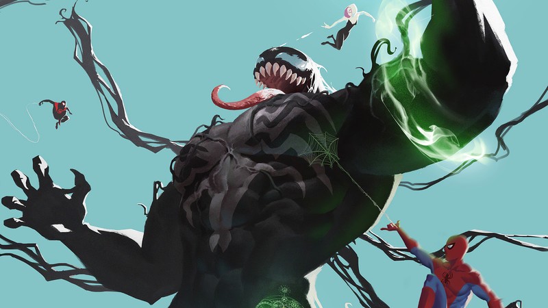 venom, superheroes, artwork, artist, digital art, hd, 4k, artstation