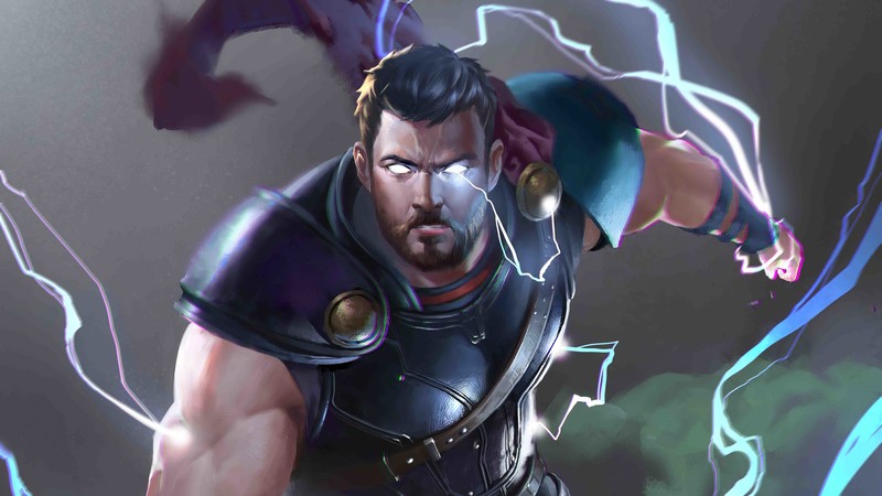 thor, superheroes, artwork, hd, 4k, artstation