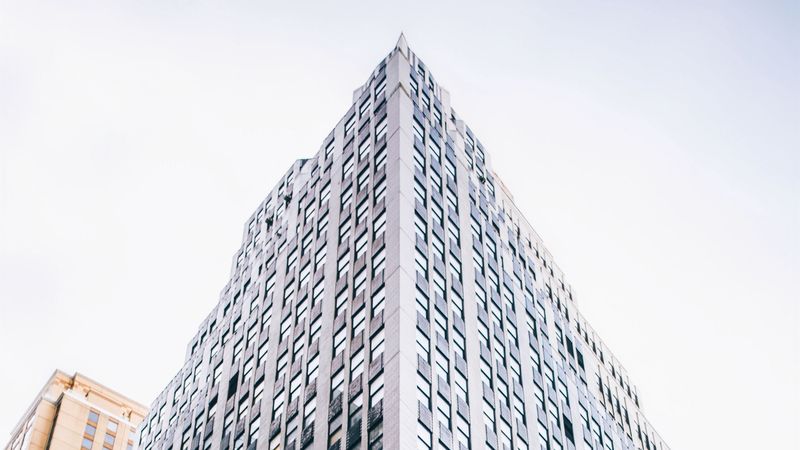 building, corner, facade, architecture, high-rise, 4k