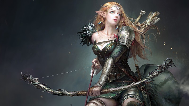 elf, artist, artwork, digital art, hd, 4k, artstation