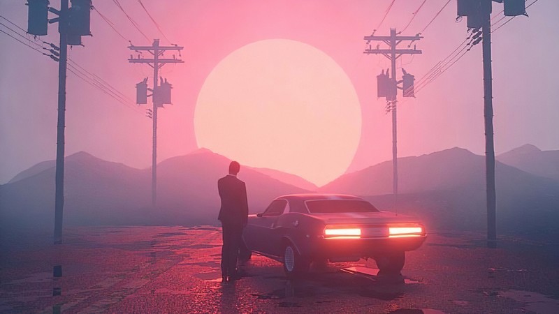 vaporwave, artist, artwork, digital art, hd, 4k
