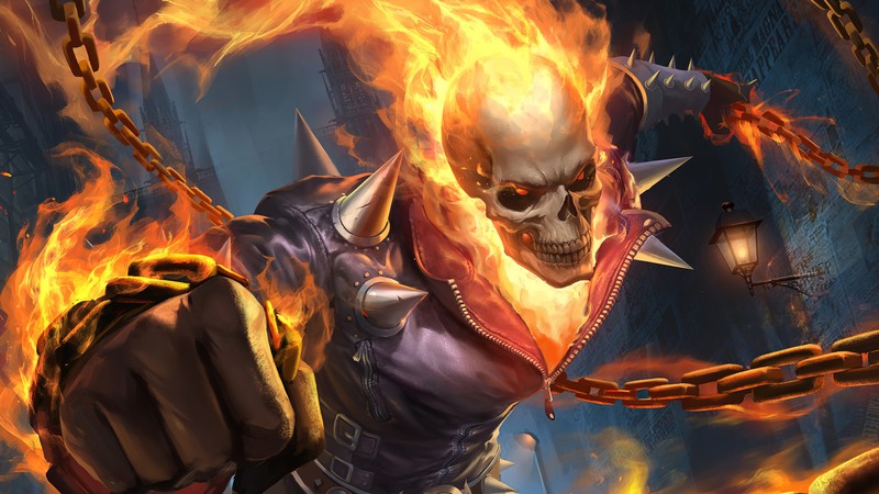 ghost rider, superheroes, artist, artwork, digital art, hd, 4k, artstation