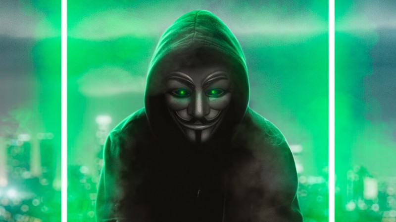 anonymus, mask, artist, artwork, digital art, hd, 4k