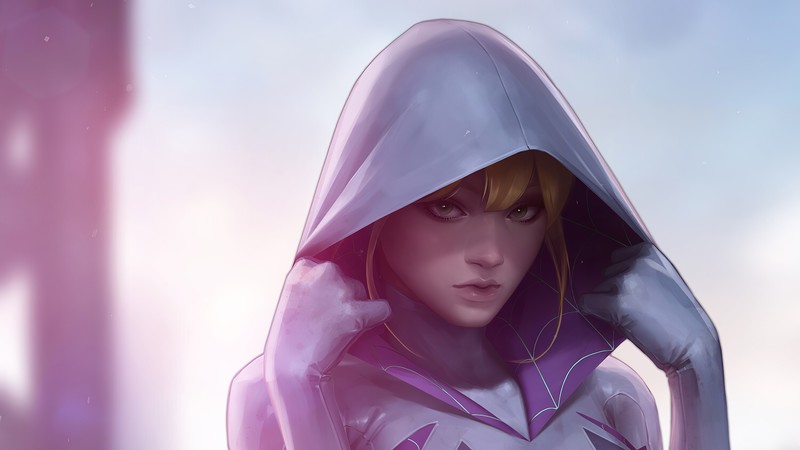 gwen stacy, superheroes, artwork, art, hd, 4k, artstation